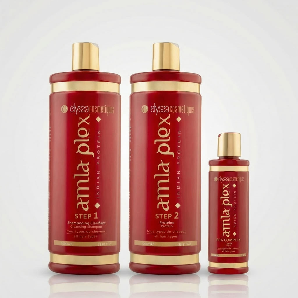 Kit Lissage Indien Amla Plex 2x1L + Soin PCA 500ml